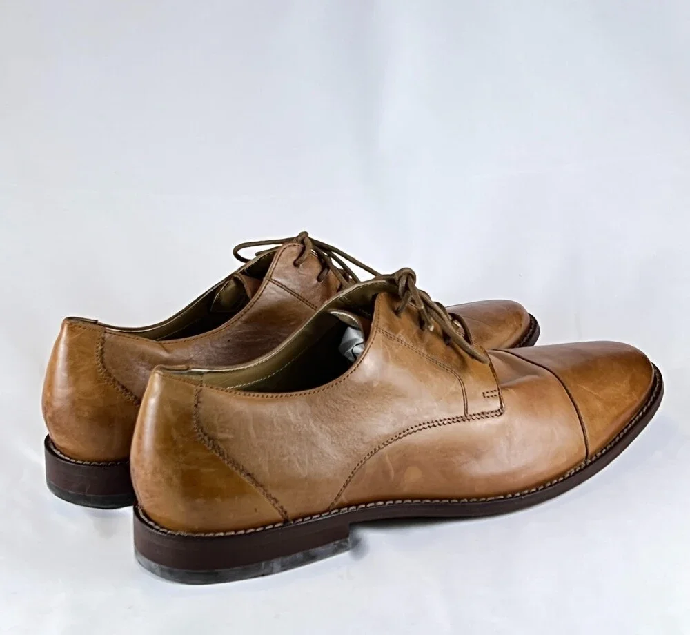 Florsheim Montinaro Oxford Dress Shoes Men's Size 12D Brown Leather 11738-257